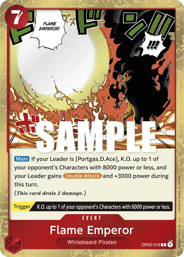 Flame Emperor OP03-016 card
