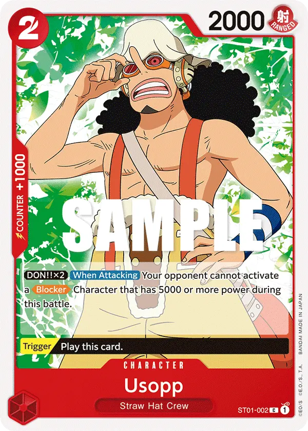 Carta Usopp ST01-002