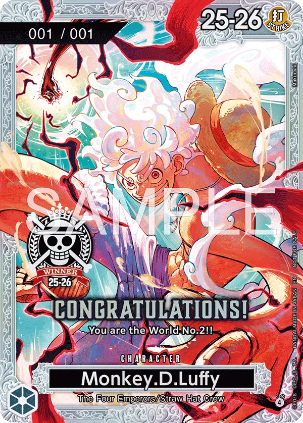 Carta Monkey.D.Luffy 001-001-2