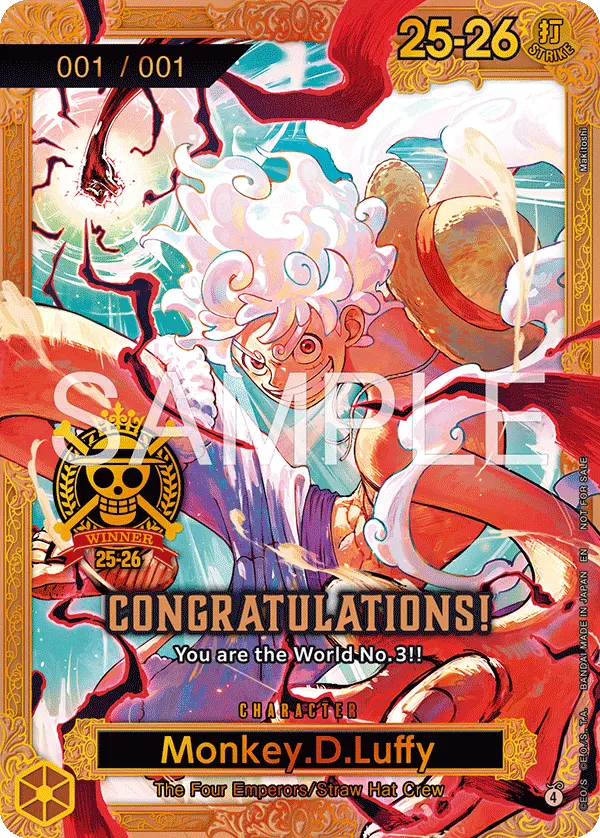 Carta Monkey.D.Luffy 001-001-3