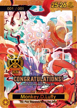 Carta Monkey.D.Luffy 001-001-3