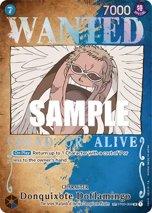 Carta Donquixote Doflamingo ST03-009, versión SP