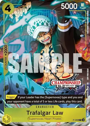 Carta Trafalgar Law P-088, versión Promo