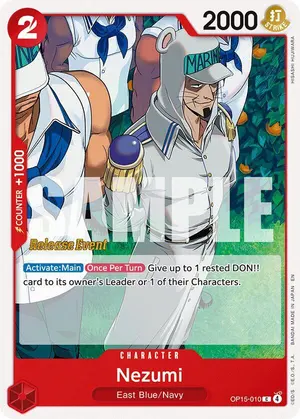 Carta Nezumi OP15-010, versión Promo