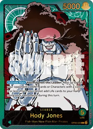 Carta Hody Jones OP06-020, versión SP