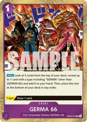 Carta GERMA 66 OP06-078, versión Normal