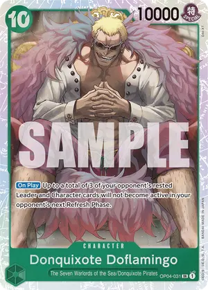 Carta Donquixote Doflamingo OP04-031, versión Normal