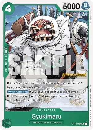 Carta Gyukimaru OP12-024, versión Promo