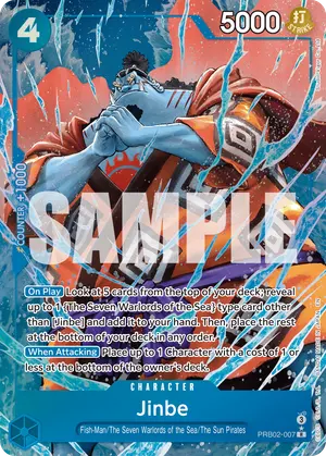 Carta Jinbe PRB02-007, versión Arte alternativo