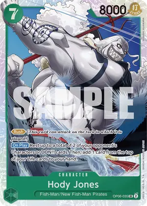 Carta Hody Jones OP06-035, versión Normal