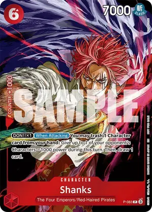 Carta Shanks P-083, versión Promo