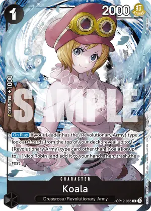 Carta Koala OP12-086, versión Arte alternativo