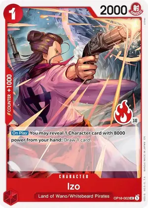 Carta Izo OP16-002, versión Normal