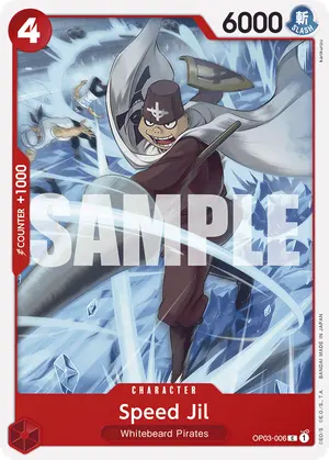 Carta Speed Jil OP03-006, versión Normal