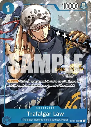 Carta Trafalgar Law ST03-008, versión Arte alternativo