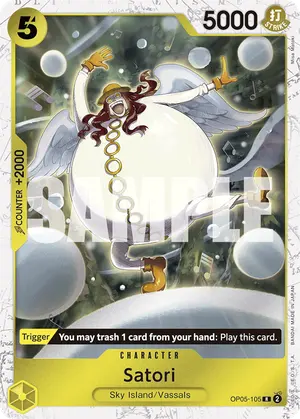 Carta Satori OP05-105, versión Normal