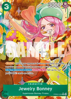 Carta Jewelry Bonney PRB02-004, versión Arte alternativo