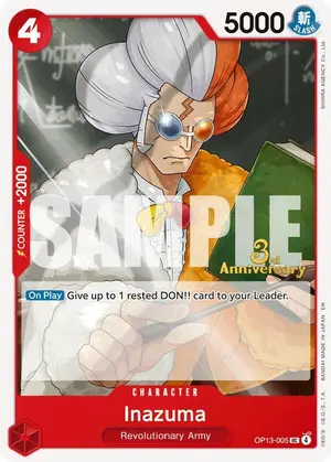 Carta Inazuma OP13-005, versión Promo