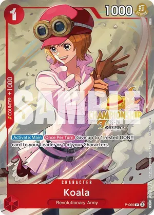 Carta Koala P-069, versión Promo