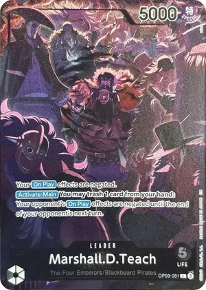 Carta Marshall.D.Teach OP09-081, versión Arte alternativo