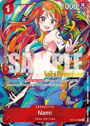 Carta Nami ST01-007, versión Arte alternativo