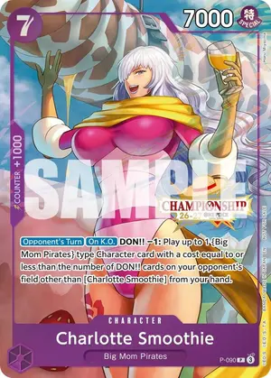Carta Charlotte Smoothie P-090, versión Promo