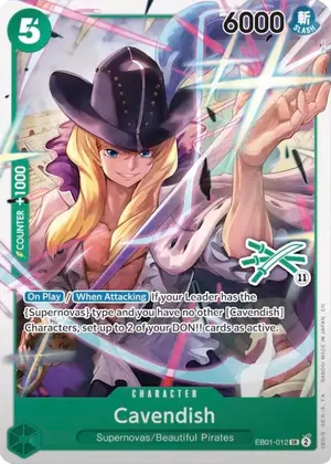 Carta Cavendish EB01-012, versión Normal