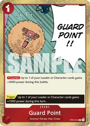 Carta Guard Point ST01-014, versión Normal