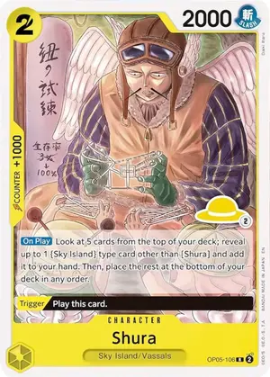 Carta Shura OP05-106, versión Normal