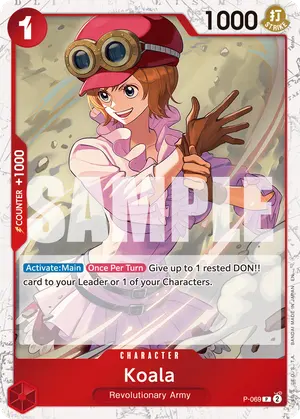 Carta Koala P-069, versión Normal