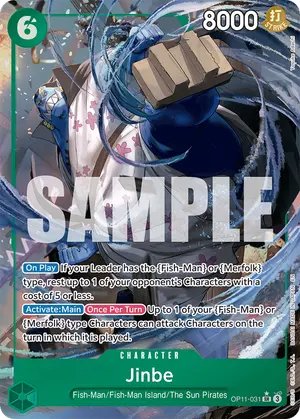 Carta Jinbe OP11-031, versión Arte alternativo