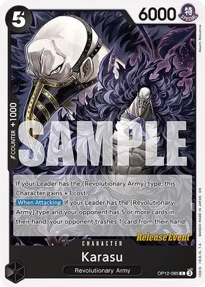 Carta Karasu OP12-085, versión Promo