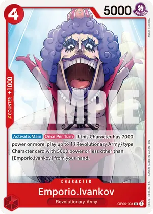 Carta Emporio.Ivankov OP05-004, versión Normal