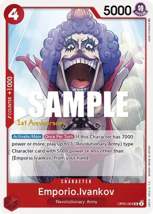 Carta Emporio.Ivankov OP05-004, versión Promo