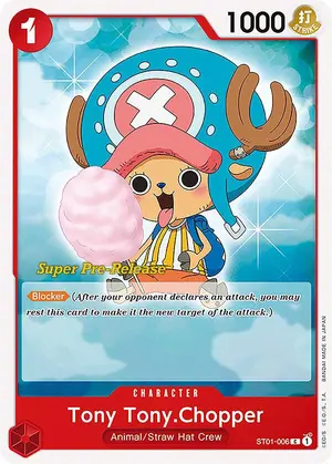 Carta Tony Tony.Chopper ST01-006, versión Promo