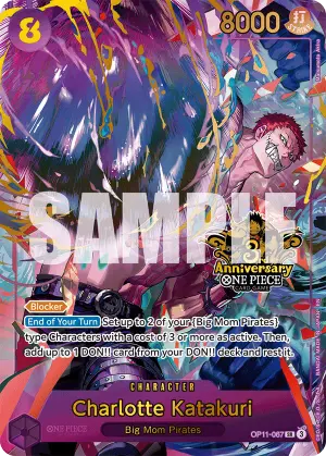 Carta Charlotte Katakuri OP11-067, versión Arte alternativo
