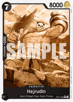 Carta Hajrudin OP17-088, versión Pandaman Art
