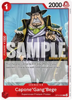 Carta Capone"Gang"Bege OP14-003, versión Promo