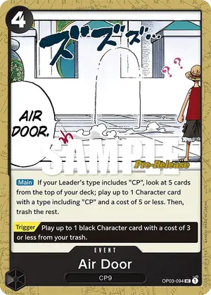 Carta Air Door OP03-094, versión Promo