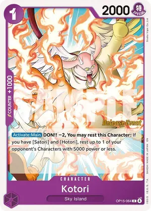 Carta Kotori OP15-064, versión Promo