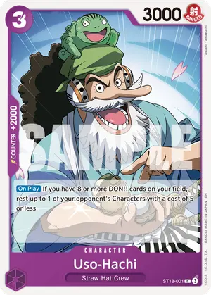 Carta Uso-Hachi ST18-001, versión Normal