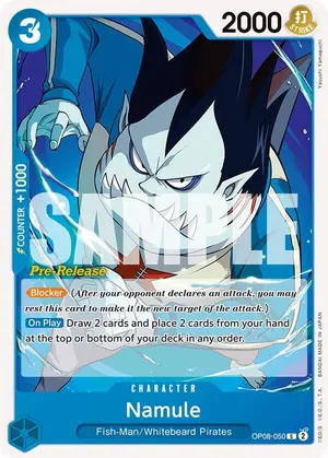 Carta Namule OP08-050, versión Promo