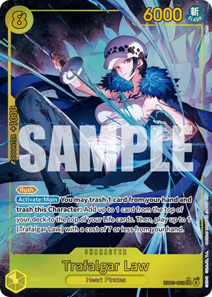 Carta Trafalgar Law EB03-062, versión Arte alternativo