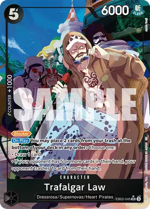 Carta Trafalgar Law EB02-045, versión Arte alternativo