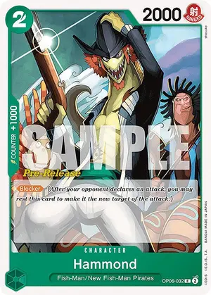 Carta Hammond OP06-032, versión Promo