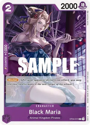 Carta Black Maria ST04-011, versión Arte alternativo