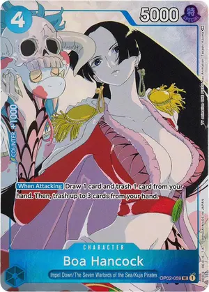 Carta Boa Hancock OP02-059, versión Arte alternativo