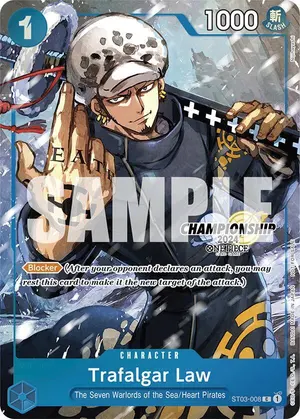 Carta Trafalgar Law ST03-008, versión Arte alternativo