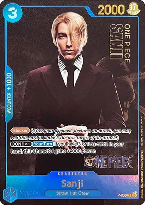 Carta Sanji P-050, versión Arte alternativo