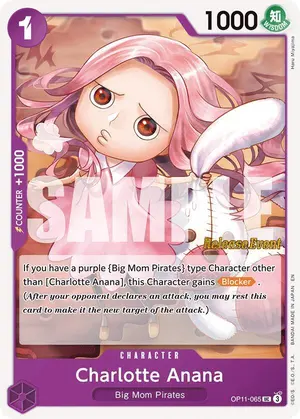 Carta Charlotte Anana OP11-065, versión Promo